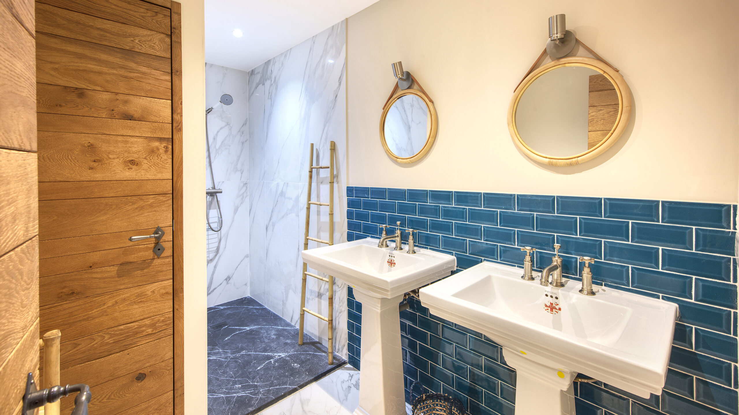 Salle de bain du Mas du Grand Chêne à Saint Rémy de Provence à la location